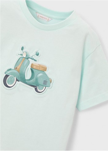 CAMISETA CON MOTO RELIEVE NIÑO