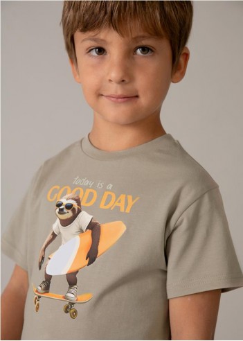 CAMISETA M/C "GOOD DAY"