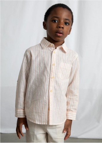 CAMISA MANGA LARGA CON LINO NIÑO