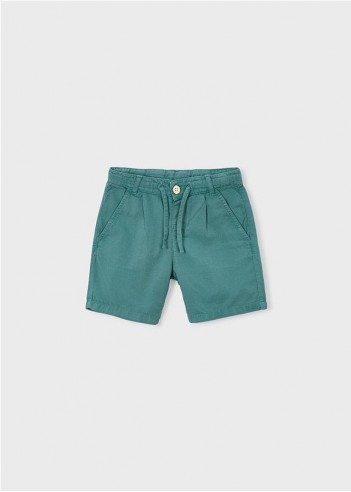 BERMUDA RELAXED FIT CON LINO NIÑO