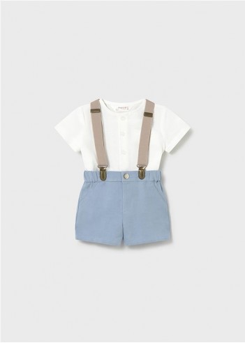 CONJUNTO PANTALÓN CORTO TIRANTES Y...