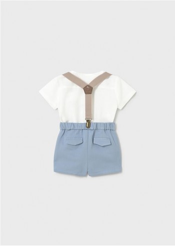 CONJUNTO PANTALÓN CORTO TIRANTES Y...