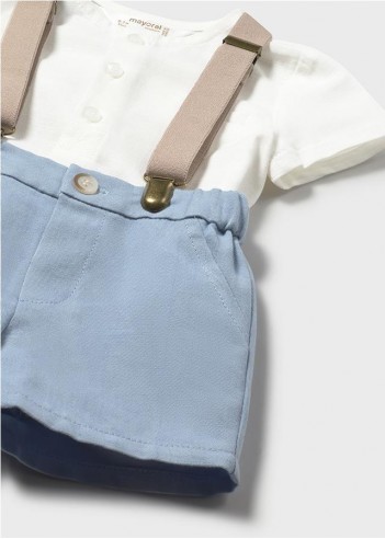 CONJUNTO PANTALÓN CORTO TIRANTES Y...