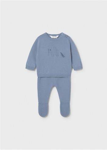 CONJUNTO POAINA Y JERSEY TRICOT...