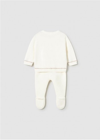 CONJUNTO POAINA Y JERSEY TRICOT...