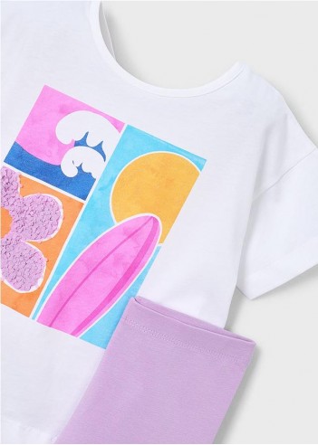 CONJUNTO LEGGING PIRATA Y CAMISETA NIÑA