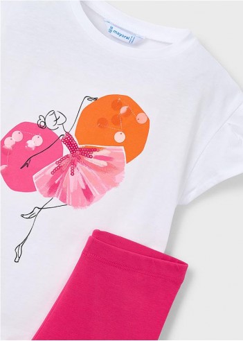 CONJUNTO LEGGING Y CAMISSETA NIÑA