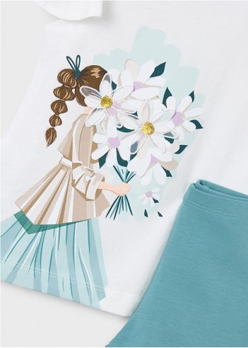 CONJUNTO LEGGING Y CAMISETA MUÑECA NIÑA