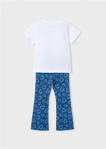 CONJUNTO LEGGING ESTAMPADO Y CAMISETA...