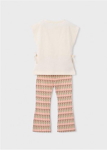 CONJUNTO LEGGING FLARE Y CAMISETA NIÑA