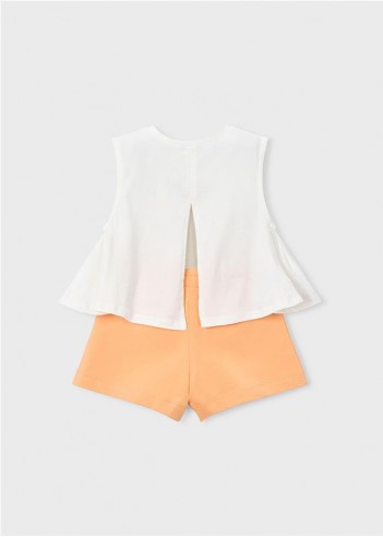CONJUNTO PANTALÓN CORTO Y CAMISETA NIÑA