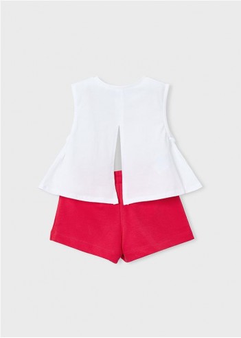 CONJUNTO PANTALÓN CORTO Y CAMISETA NIÑA