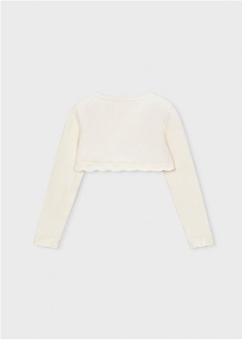 BOLERO TRICOT BÁSICO NIÑA