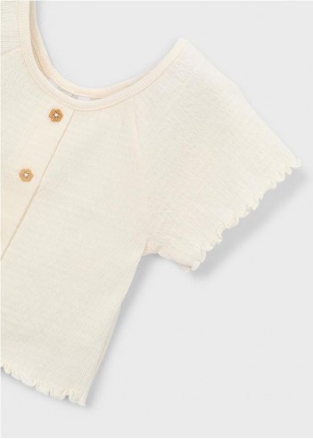 CAMISETA CON VOLANTES NIÑA