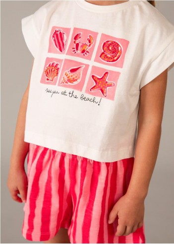 CONJUNTO PANTALÓN CORTO ESTAMPADO...