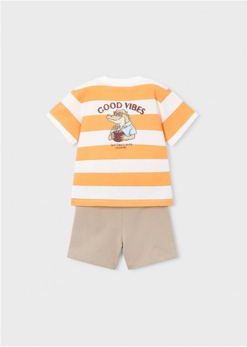 CONJUNTO PANTALÓN Y CAMISETA DE RAYAS...