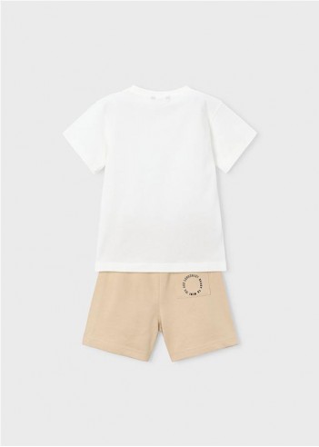 CONJUNTO PANTALÓN Y CAMISETA LETRAS NIÑO