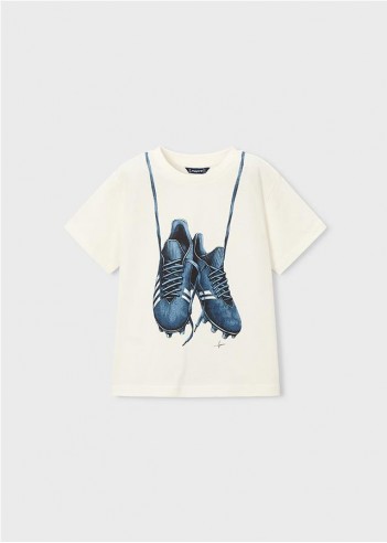 CAMISETA BOTAS DE FÚTBOL NIÑO