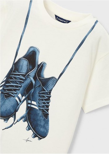 CAMISETA BOTAS DE FÚTBOL NIÑO