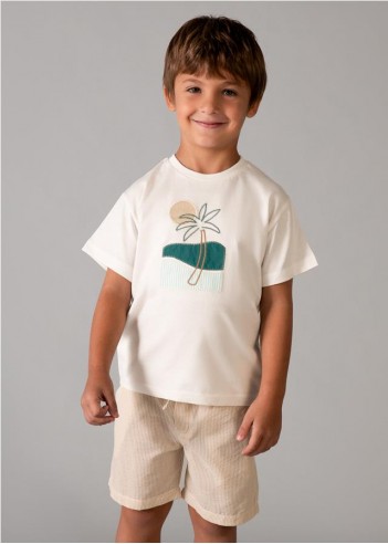 CONJUNTO BERMUDA Y CAMISETA CON...