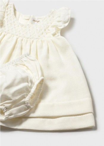 VESTIDO RIZO CON CUBREPAÑAL...