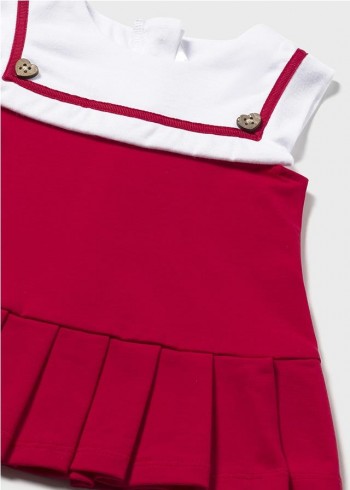 VESTIDO PUNTO COMBINADO...