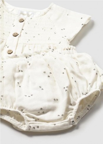 CONJUNTO CUBREPAÑAL Y BLUSA...