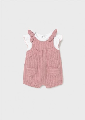 CONJUNTO PETO Y CAMISETA RECIÉN NACIDA