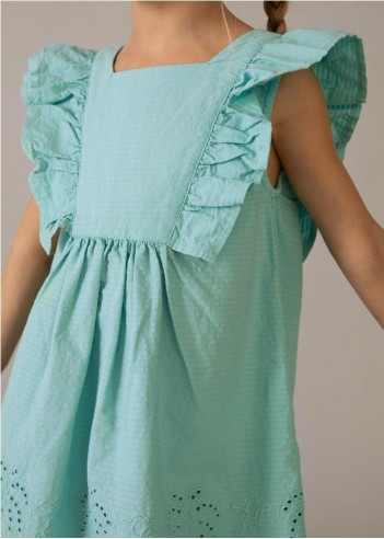 VESTIDO CON CALADOS NIÑA