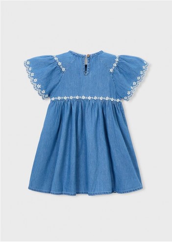 VESTIDO DETALLES BORDADADOS NIÑA