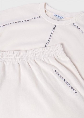 CONJUNTO FALDA Y CAMISETA CONTRASTES...