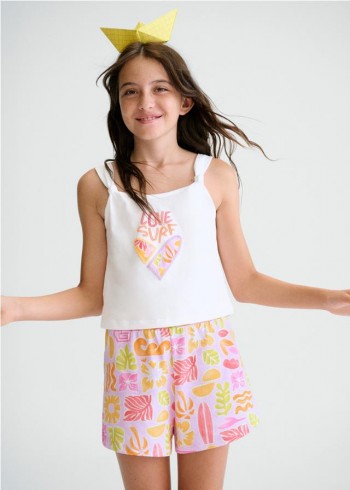 CONJUNTO PANTALON CORTO Y...