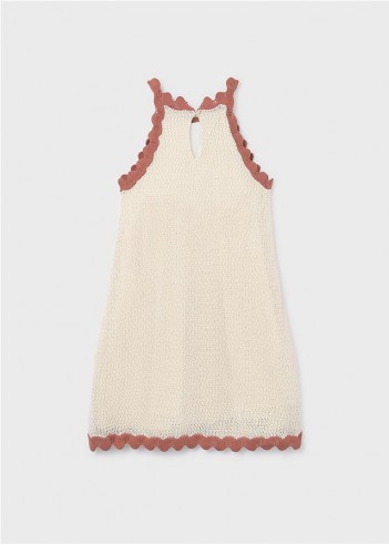 VESTIDO APLIQUE FLOR CHICA
