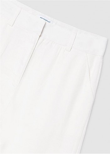 PANTALÓN LARGO CINTA BORDADA CHICA