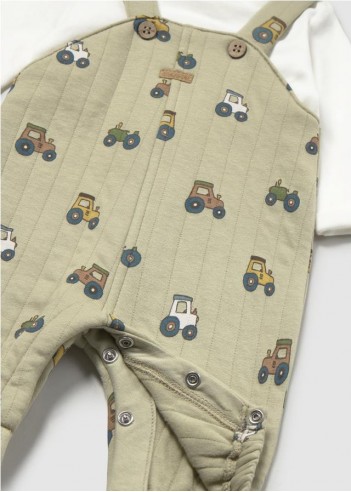 PELELE PETO ESTAMPADO RECIÉN NACIDO
