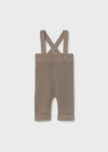 PANTALÓN TIRANTES TRICOT RECIÉN NACIDA
