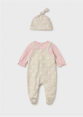 PELELE PETO CON GORRO RECIÉN NACIDA