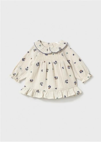 VESTIDO ESTAMPADO RECIÉN NACIDA