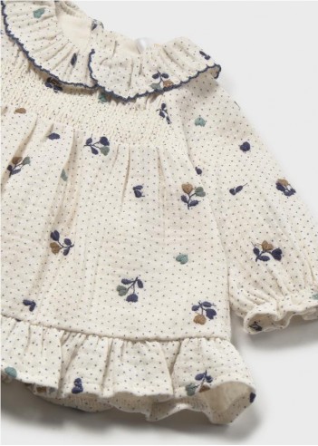 VESTIDO ESTAMPADO RECIÉN NACIDA