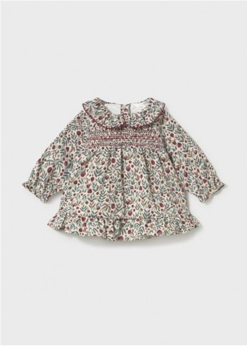 VESTIDO ESTAMPADO RECIÉN NACIDA