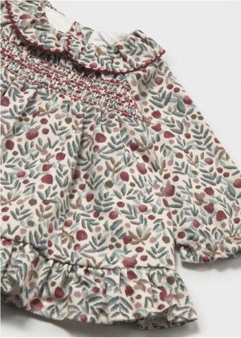 VESTIDO ESTAMPADO RECIÉN NACIDA