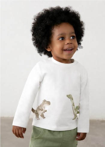 CAMISETA DINOSAURIOS BEBÉ