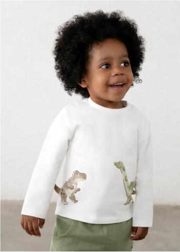 CAMISETA DINOSAURIOS BEBÉ