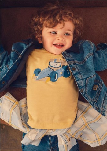 CAMISETA COCHES BEBÉ