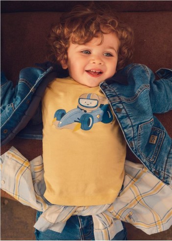 CAMISETA COCHES BEBÉ