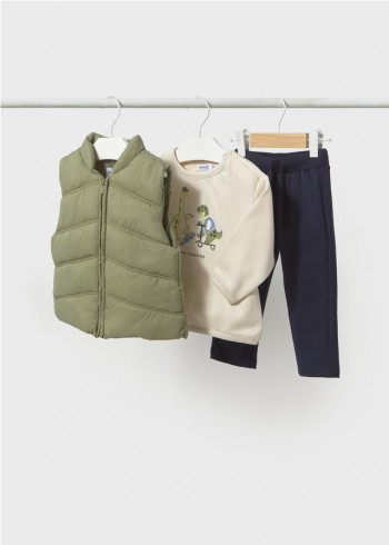 CHANDAL 3 PIEZAS CHALECO BEBÉ