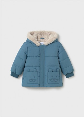 CHAQUETÓN PELO BOLSILLOS BEBÉ