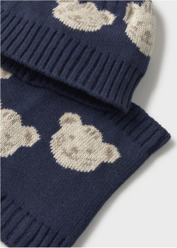 CONJUNTO GORRO Y BUFANDA CERRADA BEBÉ