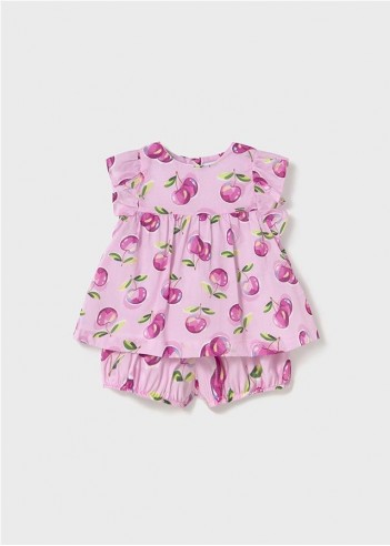 CONJUNTO PANTALON BOMBACHO Y BLUSÓN BEBÉ