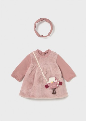 VESTIDO CON BOLISTO Y DIADEMA RECIÉN...